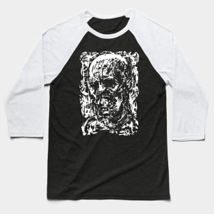 Horror face - skeleton Baseball T-Shirt